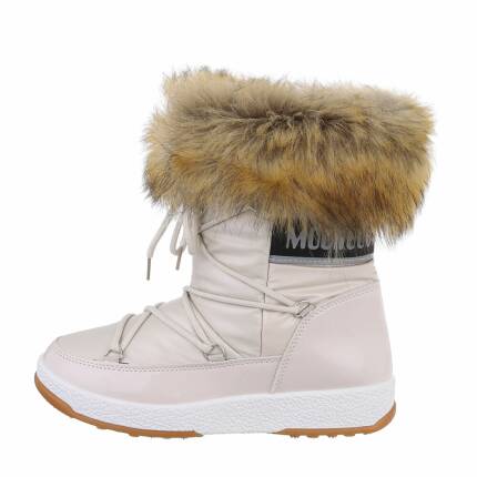 Damen Winterstiefeletten - beige