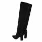 Damen Overknee-Stiefel - black