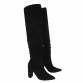 Damen Overknee-Stiefel - black