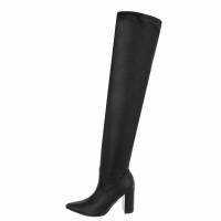 Damen Overknee-Stiefel - black