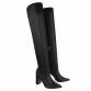 Damen Overknee-Stiefel - black