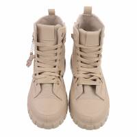 Damen Schnürstiefeletten - khaki