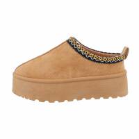 Damen Winterstiefeletten - camel