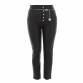 Damen Hose in Lederoptik von Denim Life Gr. M/38 - black