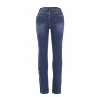 Damen High Waist Jeans von Laulia - blue