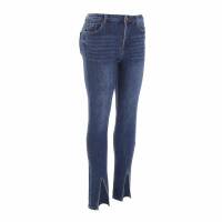 Damen High Waist Jeans von Laulia - blue