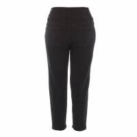 Damen High Waist Jeans von Laulia - black