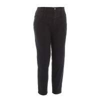 Damen High Waist Jeans von Laulia - black