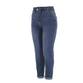 Damen High Waist Jeans von Laulia - blue