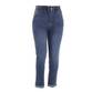 Damen High Waist Jeans von Laulia - blue