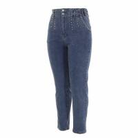 Damen High Waist Jeans von Laulia - blue