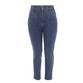 Damen High Waist Jeans von Laulia - blue