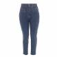 Damen High Waist Jeans von Laulia Gr. L/40 - blue