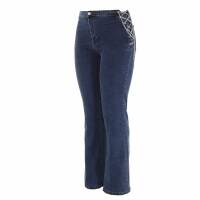 Damen Bootcut Jeans von Laulia - blue