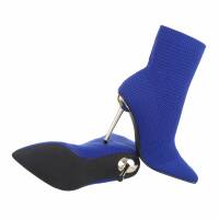 Damen High-Heel Stiefeletten - blue