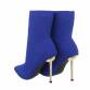 Damen High-Heel Stiefeletten - blue