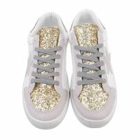 Damen Low-Sneakers - gold