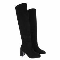 Damen Overknee-Stiefel - black