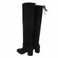 Damen Overknee-Stiefel - black