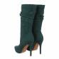 Damen High-Heel Stiefeletten - green