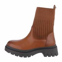 Damen Klassische Stiefeletten - camel