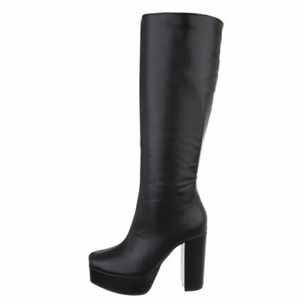 Damen High-Heel Stiefel - black Gr. 38