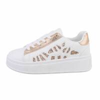 Damen Low-Sneakers - champagne