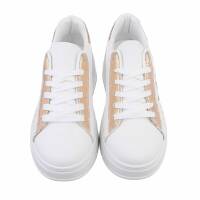 Damen Low-Sneakers - champagne