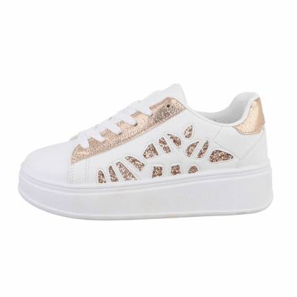 Damen Low-Sneakers - champagne Gr. 37