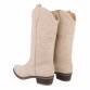 Damen Western- & Bikerboots - beige