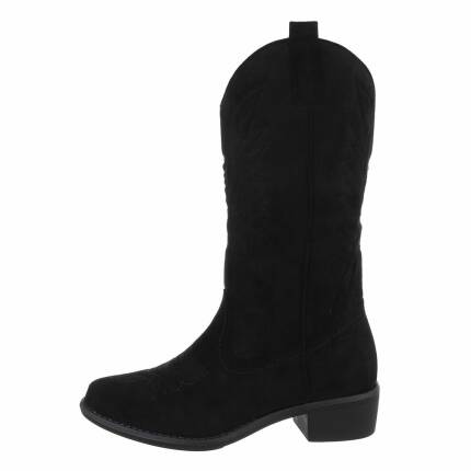 Damen Western- & Bikerboots - black