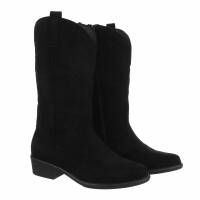 Damen Western- & Bikerboots - black