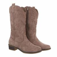 Damen Western- & Bikerboots - khaki