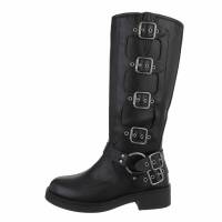 Damen Western- & Bikerboots - black