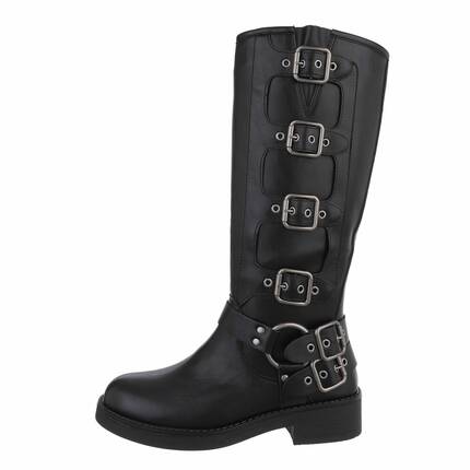 Damen Western- & Bikerboots - black Gr. 38