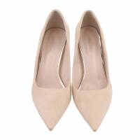 Damen High-Heel Pumps - beige