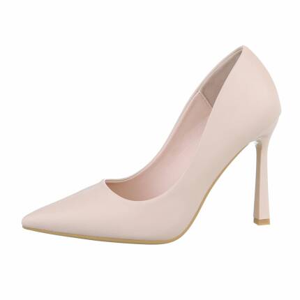 Damen High-Heel Pumps - beige