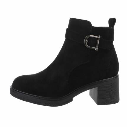 Damen High-Heel Stiefeletten - black