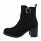 Damen High-Heel Stiefeletten - black - 12 Paar