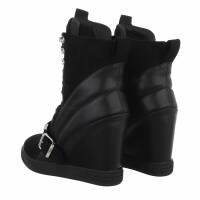 Damen Keilstiefeletten - black