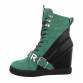 Damen Keilstiefeletten - greenblack Gr. 36