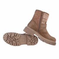 Damen Western- & Bikerboots - khaki