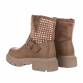 Damen Western- & Bikerboots - khaki