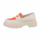 Damen Slipper - orange Gr. 36