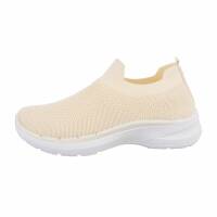 Damen Low-Sneakers - beige