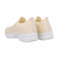 Damen Low-Sneakers - beige