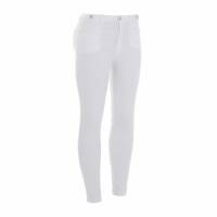 Damen High Waist Jeans von Laulia - white