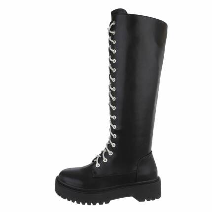 Damen Schnürstiefel - black