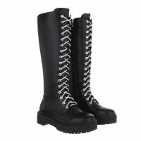 Damen Schnürstiefel - black