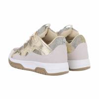 Damen Low-Sneakers - gold